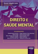 Capa do livro: Direito e Sade Mental, Organizadora: Renata Salgado Leme