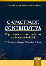 Capa do livro: Capacidade Contributiva, Pablo Enrique Carneiro Baldivieso