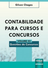 Capa do livro: Contabilidade para Cursos e Concursos - Volume 02, Gilson Chagas