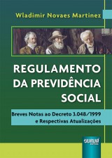 Capa do livro: Regulamento da Previdência Social, Wladimir Novaes Martinez