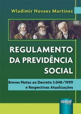 Capa do livro: Regulamento da Previdncia Social, Wladimir Novaes Martinez