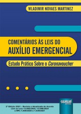 Capa do livro: Comentários às Leis do Auxílio Emergencial, Wladimir Novaes Martinez