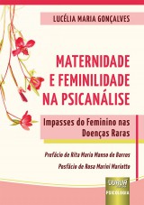 Capa do livro: Maternidade e Feminilidade na Psicanálise, Lucélia Maria Gonçalves