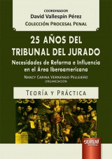 Capa do livro: 25 Años del Tribunal del Jurado, Organización: Nancy Carina Vernengo Pellejero