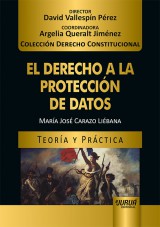 Capa do livro: El Derecho a la Proteccin de Datos - Teora y Prctica, Mara Jos Carazo Libana