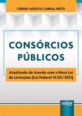 Capa do livro: Consrcios Pblicos, Cirino Adolfo Cabral Neto