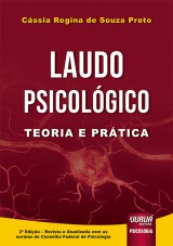 Capa do livro: Laudo Psicolgico, Cssia Regina de Souza Preto