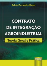 Capa do livro: Contrato de Integrao Agroindustrial, Gabriel Fernandes Khayat