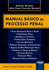 Capa do livro: Manual Básico de Processo Penal, Antonio Devechi e Júlio César Craveiro Devechi