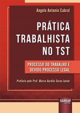 Capa do livro: Prtica Trabalhista no TST - Processo do Trabalho e Devido Processo Legal, Angelo Antonio Cabral