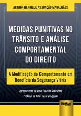 Capa do livro: Medidas Punitivas no Trânsito e Análise Comportamental do Direito, Arthur Henrique Assunção Magalhães