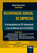 Capa do livro: Recuperao Judicial de Empresas - A Jurisprudncia do STJ Interpretada  Luz da Reforma (Lei 14.112/2020), Coord.: Daniel Carnio Costa