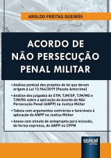 Capa do livro: Acordo de Não Persecução Penal Militar, Aroldo Freitas Queirós