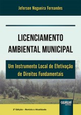 Capa do livro: Licenciamento Ambiental Municipal, 2ª Edição - Revista e Atualizada, Jeferson Nogueira Fernandes