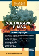Capa do livro: Due Diligence e M&A, Ricardo R. Maciel e Isabela Seyr Maciel