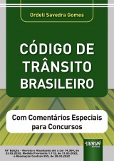 Capa do livro: Código de Trânsito Brasileiro, Ordeli Savedra Gomes