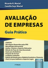 Capa do livro: Avaliao de Empresas, Ricardo R. Maciel e Camilla Seyr Maciel