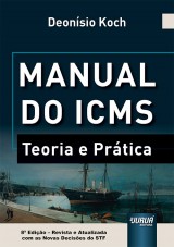 Capa do livro: Manual do ICMS, Deonsio Koch