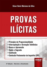 Capa do livro: Provas Ilícitas, César Dario Mariano da Silva