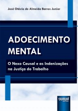 Capa do livro: Adoecimento Mental, José Otávio de Almeida Barros Junior
