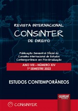 Capa do livro: Revista Internacional Consinter de Direito - Ano VIII - Nmero XIV - 1 Semestre 2022, Editor: David Vallespn Prez - Diretores: Germn Barreiro Gonzlez, Gonalo S. de Melo Bandeira e Mara Yolanda Snchez-Urn Azaa