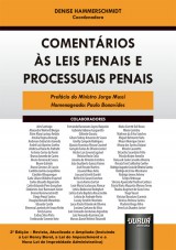 Capa do livro: Comentários às Leis Penais e Processuais Penais, 2ª Edição - Revista, Atualizada e Ampliada, Coordenadora: Denise Hammerschmidt