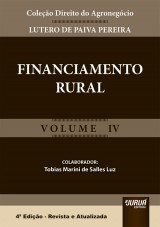 Capa do livro: Financiamento Rural - Volume IV, Lutero de Paiva Pereira