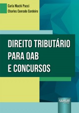 Capa do livro: Direito Tributário para OAB e Concursos, Carla Machi Pucci e Charles Conrado Cordeiro
