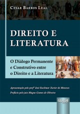 Capa do livro: Direito e Literatura, César Barros Leal