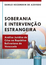 Capa do livro: Soberania e Interveno Estrangeira, Danilo Kozemekin de Azevedo