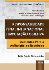 Capa do livro: Responsabilidade Penal Internacional e Imputação Objetiva, Talis Prado Pinto Júnior