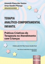 Capa do livro: Terapia Analtico-Comportamental Infantil, Organizadores: Amanda Viana dos Santos e Artur Vandr Pitanga