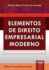Capa do livro: Elementos de Direito Empresarial Moderno, Charles Stevan Prieto de Azevedo