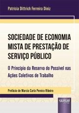 Capa do livro: Sociedade de Economia Mista de Prestao de Servio Pblico, Patrcia Dittrich Ferreira Diniz