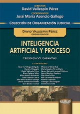 Capa do livro: Inteligencia Artificial y Proceso - Eficiencia vs. Garantas, Organizador: David Vallespn Prez