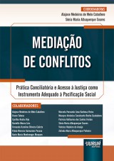 Capa do livro: Mediao de Conflitos, Coordenadoras: Alajose Medeiros de Melo Caballero, Snia Maria Albuquerque Soares