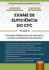 Capa do livro: Exame de Suficiência do CFC - Volume 01, Organizador: Alberto Manoel Scherrer - Colaborador: José Cesar de Faria