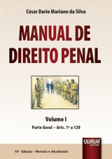 Capa do livro: Manual de Direito Penal - Volume I, 15 Edio - Revista e Atualizada, Csar Dario Mariano da Silva