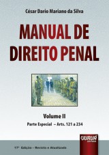 Capa do livro: Manual de Direito Penal - Volume II, César Dario Mariano da Silva