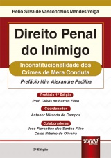 Capa do livro: Direito Penal do Inimigo, 2ª Edição, Hélio Silva de Vasconcelos Mendes Veiga
