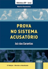 Capa do livro: Prova no Sistema Acusatrio, Maurcio Vasconcelos