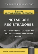 Capa do livro: Notrios e Registradores, Waldir de Pinho Veloso