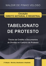 Capa do livro: Tabelionato de Protesto, Waldir de Pinho Veloso