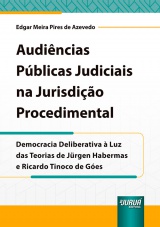 Capa do livro: Audincias Pblicas Judiciais na Jurisdio Procedimental, Edgar Meira Pires de Azevedo