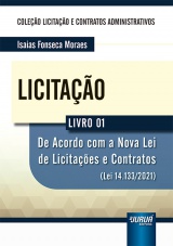 Capa do livro: Licitação - Livro 01, Isaias Fonseca Moraes