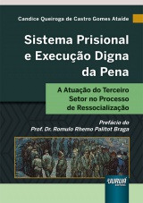 Capa do livro: Sistema Prisional e Execuo Digna da Pena, Candice Queiroga de Castro Gomes Atade