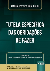 Capa do livro: Tutela Especfica das Obrigaes de Fazer, Antnio Pereira Gaio Jnior