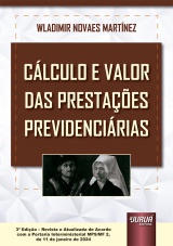 Capa do livro: Cálculo e Valor das Prestações Previdenciárias, Wladimir Novaes Martinez