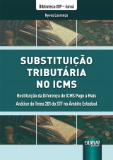 Capa do livro: Substituição Tributária no ICMS, Nyvea Lourenço