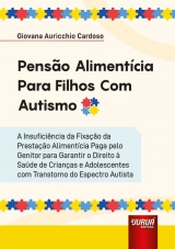 Capa do livro: Penso Alimentcia para Filhos com Autismo, Giovana Auricchio Cardoso
